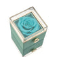 Caja Rosa Eterna - Collar y Rosa Real